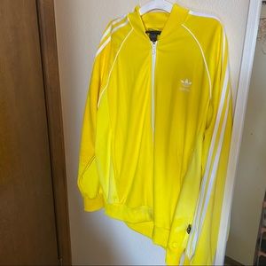 Adidas x Pharrell Williams yellow track jacket